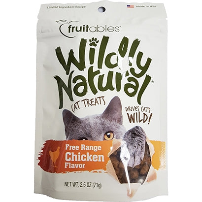Fruitables Wildly Natural Chicken Flavour Cat Treats 71G