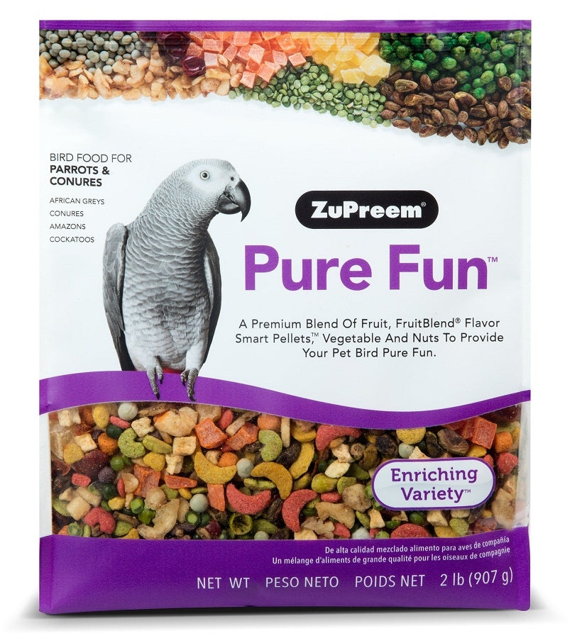 ZuPreem Pure Fun Parrots & Conures Food 2lbs