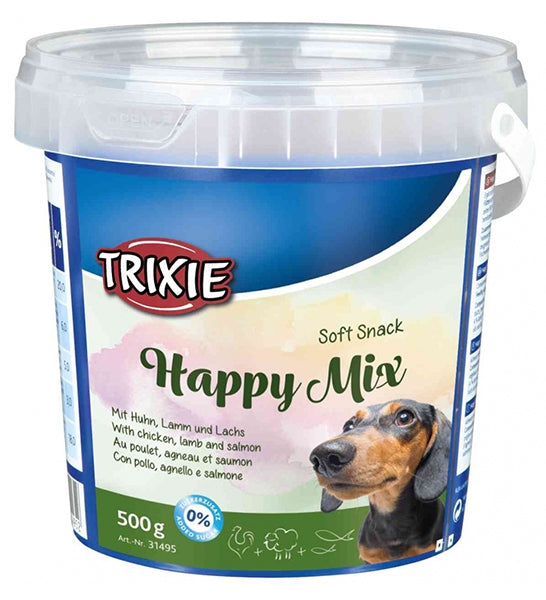 Trixie Soft Snack Happy Mix Dog Treats 500G