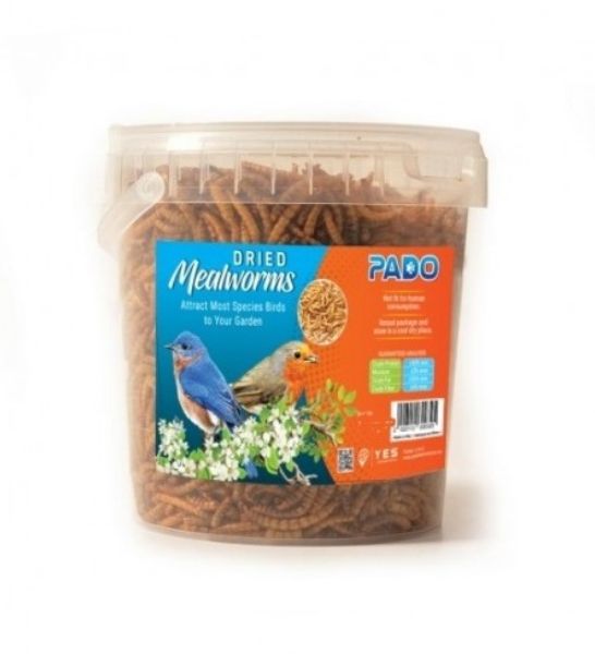 PADO Dried Meal Worms Treat for Birds 200G
