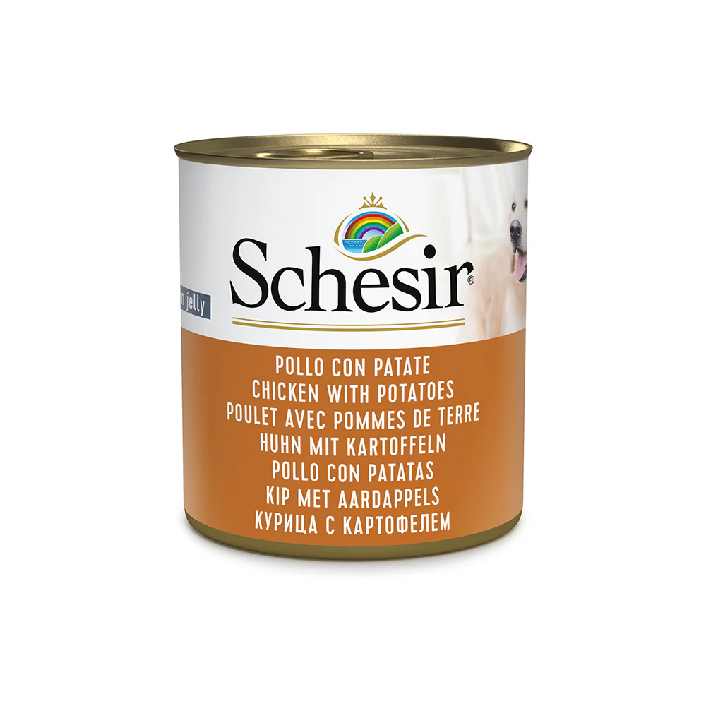 Schesir Chicken with Potatoes Wet Dog Food 285G