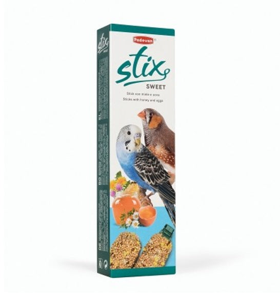 Padovan Stix Sweet Parakeet and Small Bird Treat 80G