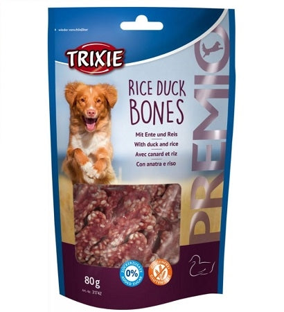 Trixie Premio Rice Duck Bones Dog Treats 80G
