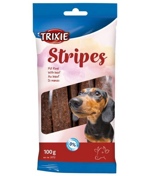 Trixie Stripes with Beef Dog Treats 100G