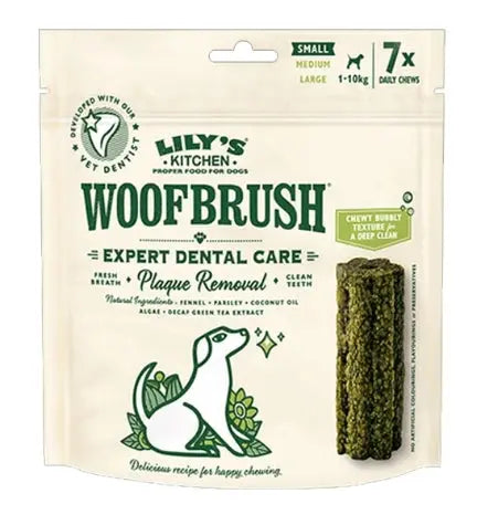 LILY'S KITCHEN WOOFBRUSH DENTAL DOG CHEWS BULK PACK