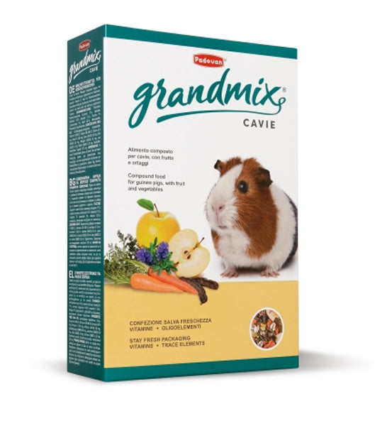 Padovan Cavie GrandMix Guinea Pig & Chinchilla Small Pet Food 850G
