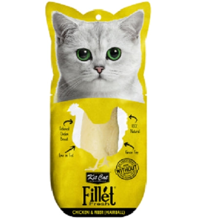 Kit Cat FilletFresh Chicken & Fiber Hairball Cat Treats 30G