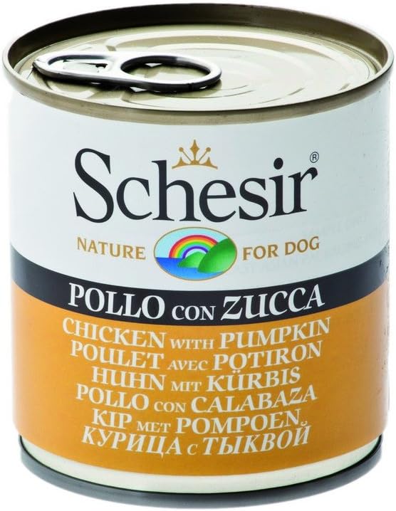 Schesir Chicken with Pumpkins Wet Dog Food 285G