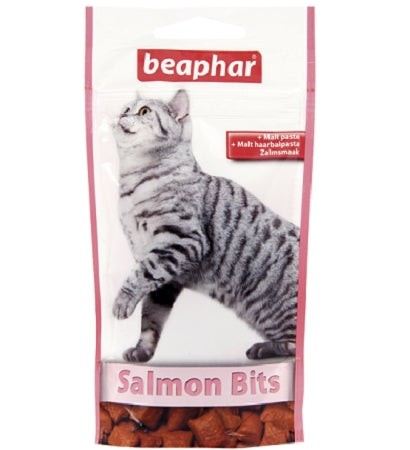 Beaphar Catnip Salmon Bits Cat Treats 35G