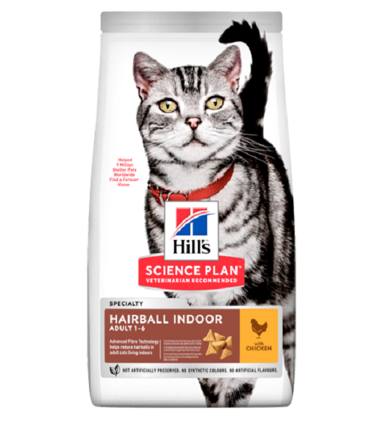 Hill's Science Plan Hairball Indoor Adult Dry Cat Food