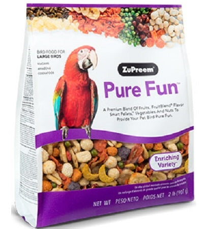 ZuPreem Pure Fun Large Parrot Food 2lbs