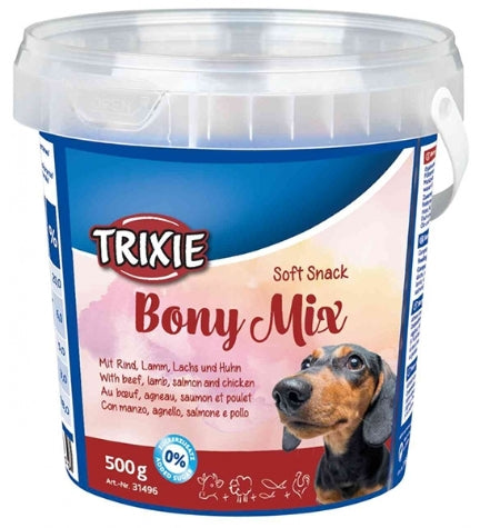 Trixie Soft Snack Bony Mix Dog Treats - 500G