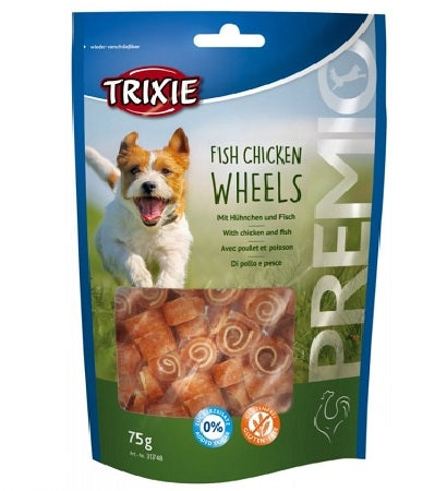 Trixie Premio Fish Chicken Wheels Dog Treats 75G