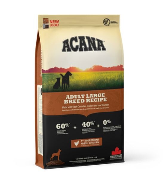 Acana Adult Large Breed Recipe Dry Dog Food 11.4kg