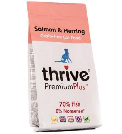 Thrive PremiumPlus Grain Free Salmon & Herring Dry Cat Food 1.5KG
