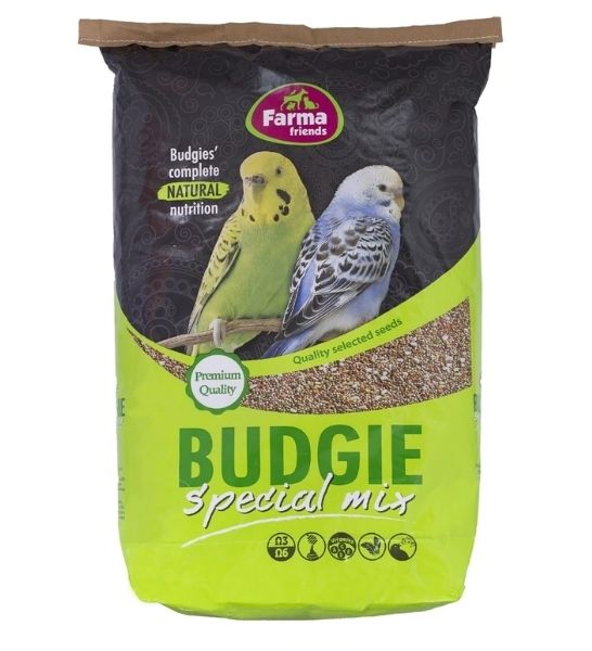 FARMA Budgie Budget Mix Seed Food for Small Parakeets 20KG