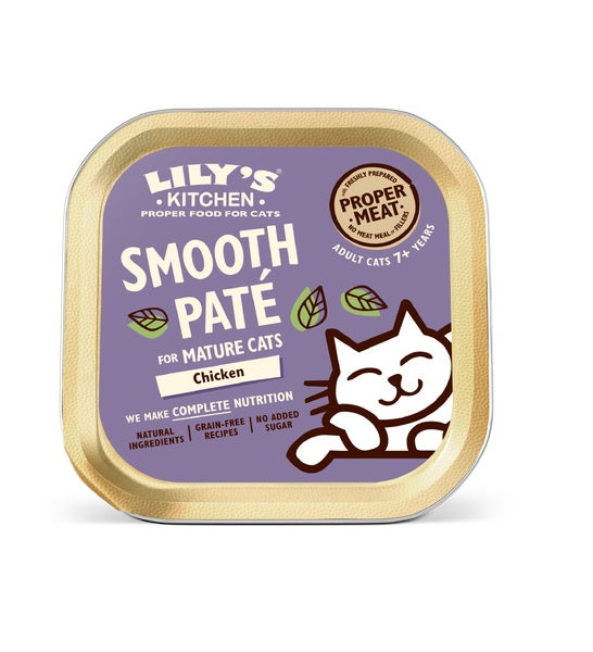 Lily's Kitchen Chicken Pate for Mature Cats Wet Food