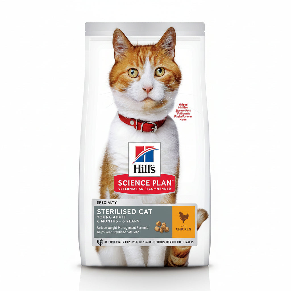 Hill's Science Plan Feline Young Adult Sterilised with Chicken 1.5KG