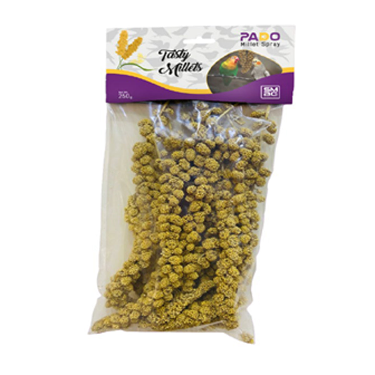 PADO Yellow Millet Spray for Birds 250G