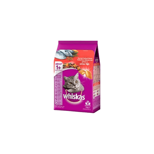 WHISKAS CAT ADULT 1+ YEARS GOURMET SEAFOOD FLAVOR