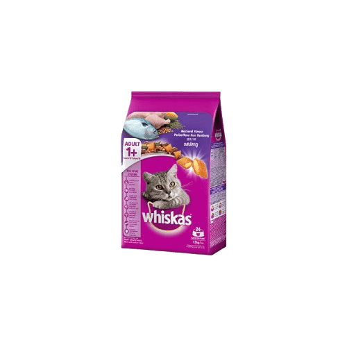 WHISKAS CAT ADULT 1+ YEARS MACKEREL FLAVOR