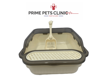 Cat litter Tray, anti-splash, durable, high-side Large Size