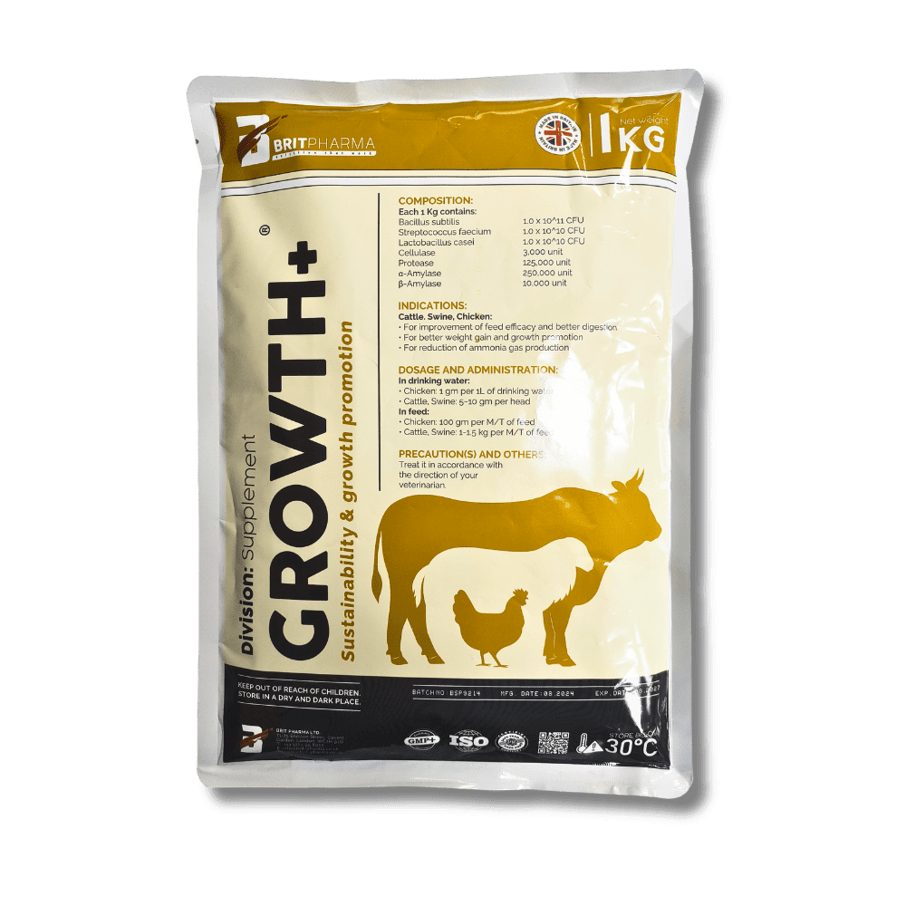 Growth+ Probiotic Feed Supplement for Faster Gains