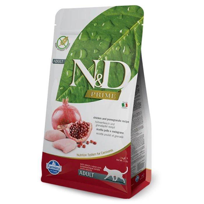 Farmina N&D Grain Free Feline Chicken & Pomegranate Adult