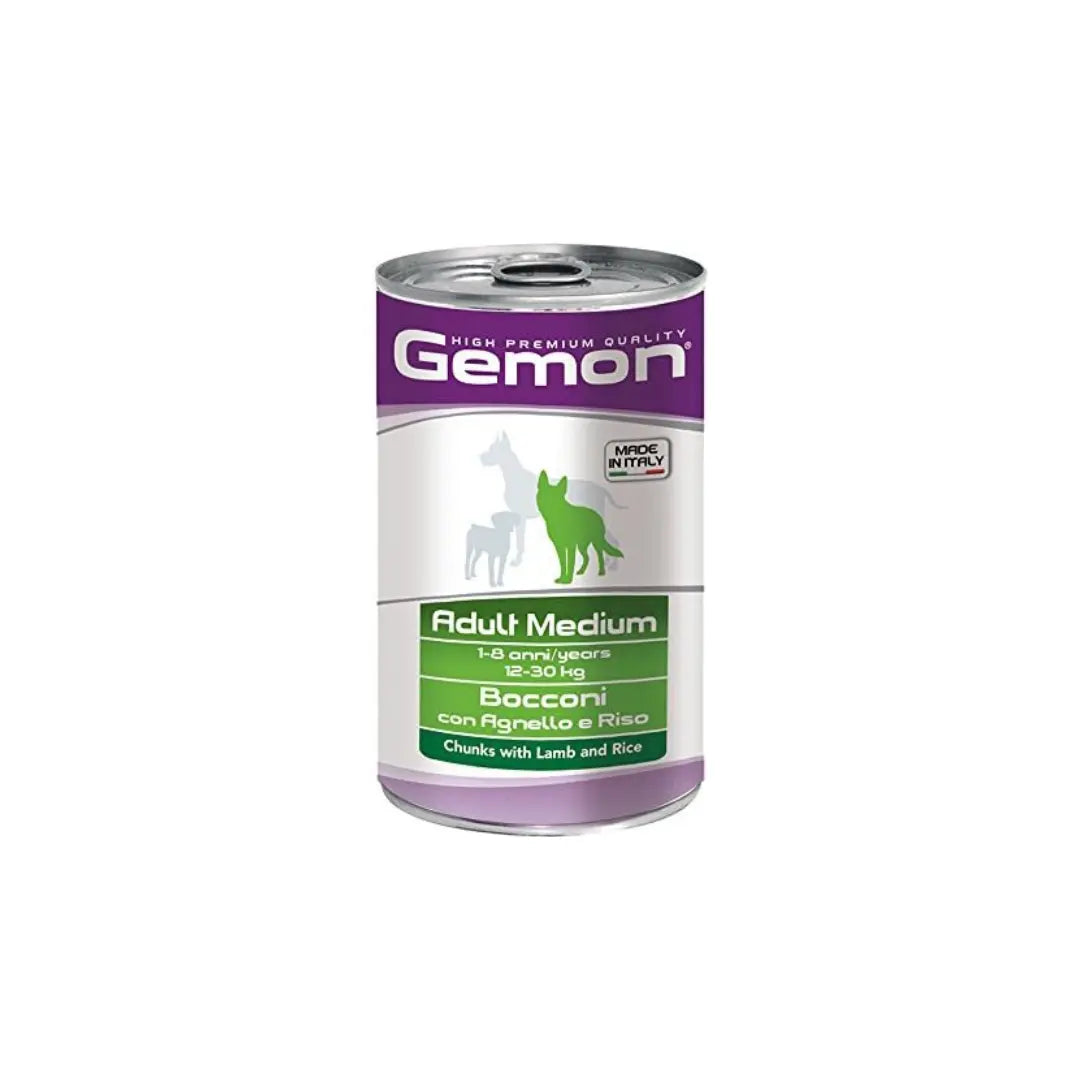 GEMON DOG ADULT MEDIUM WITH LAMB WITH RICE 1250G
