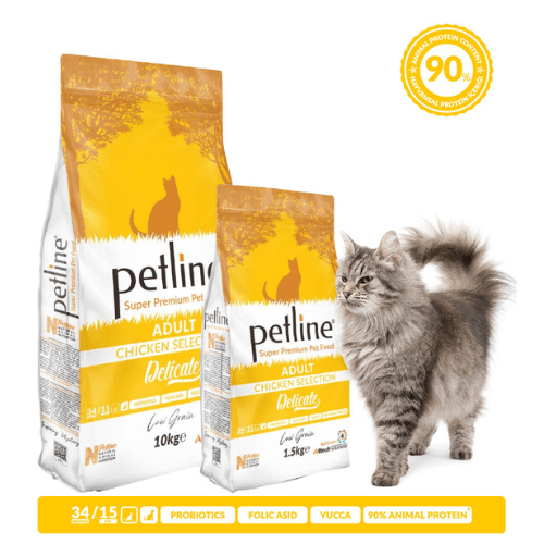 Petline Super Premium Adult Cat Food Chicken Selection