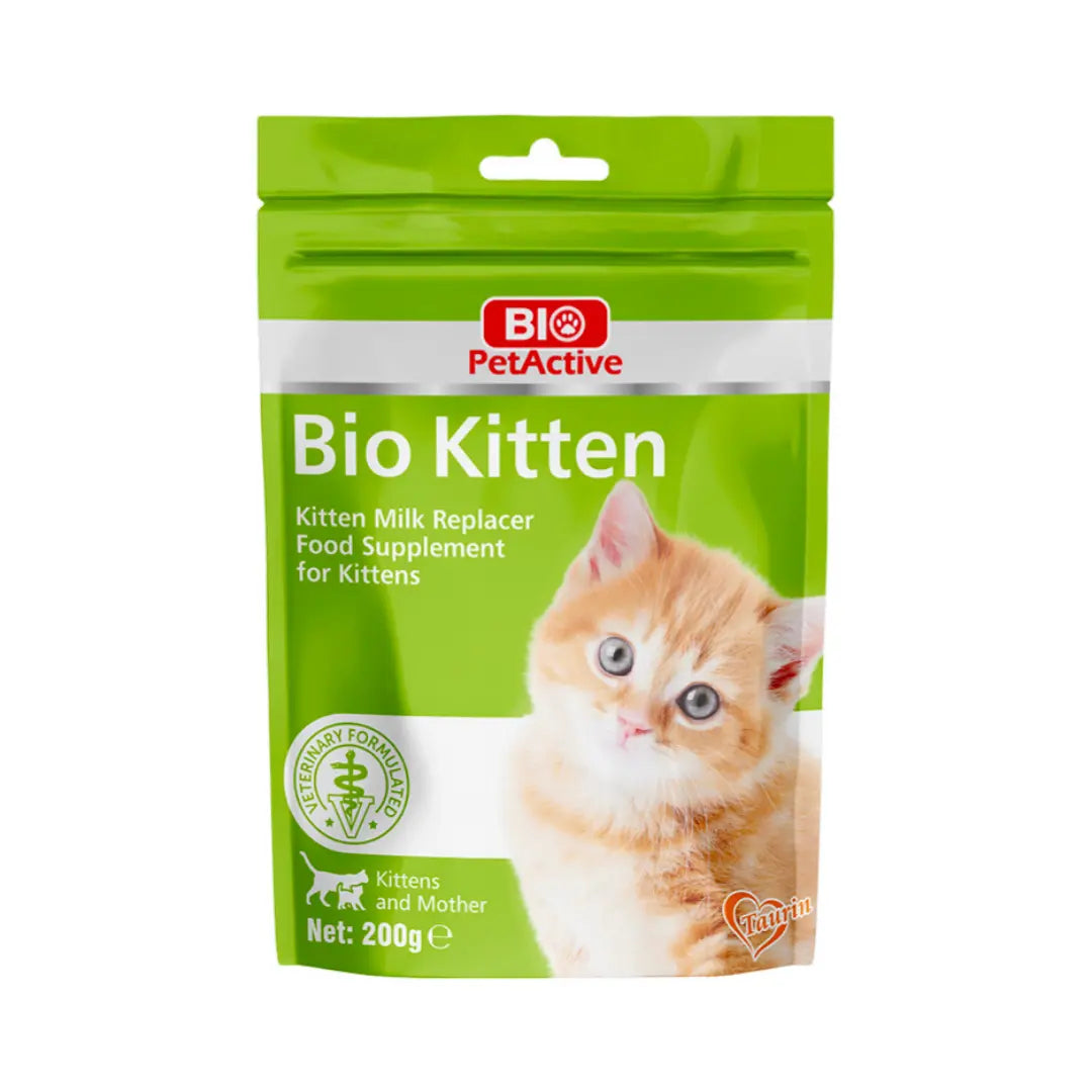 BIO PETACTIVE BIO KITTEN (KITTEN MILK REPLACER) 200GM