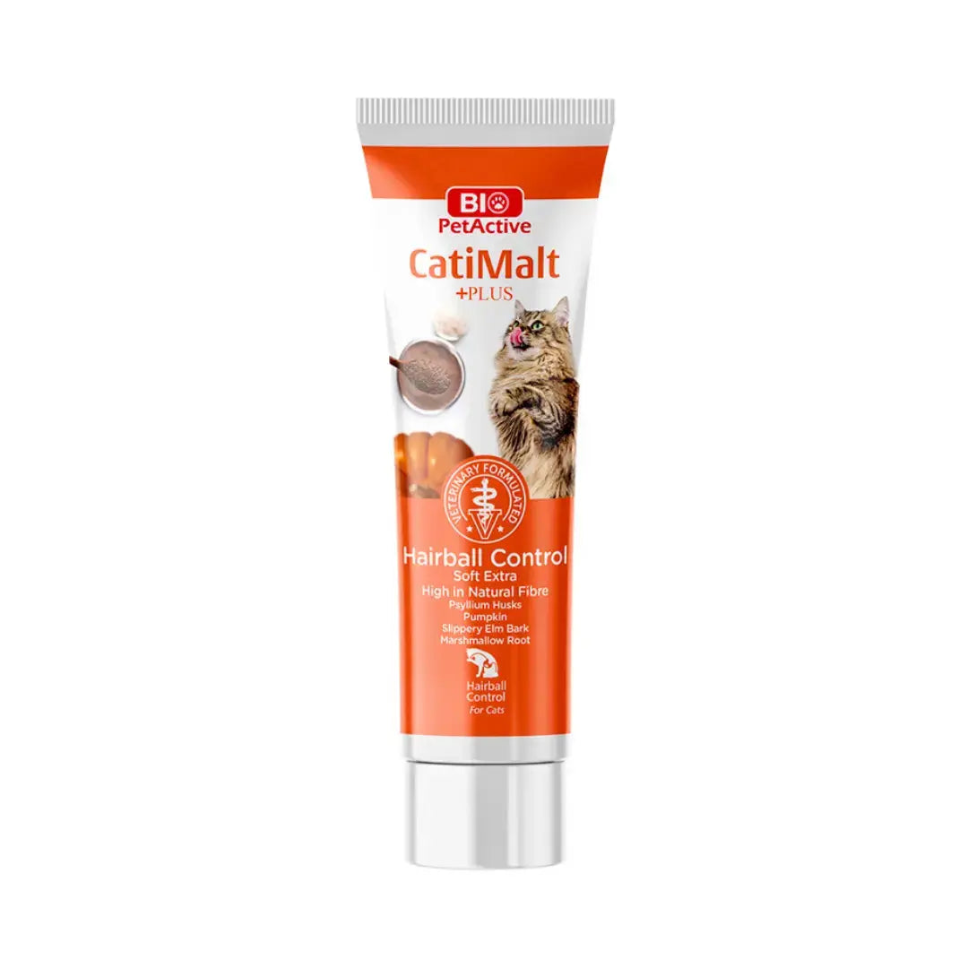 BIO PETACTIVE CATIMALT +PLUS PASTE FOR CAT'S HAIRBALL CONTROL