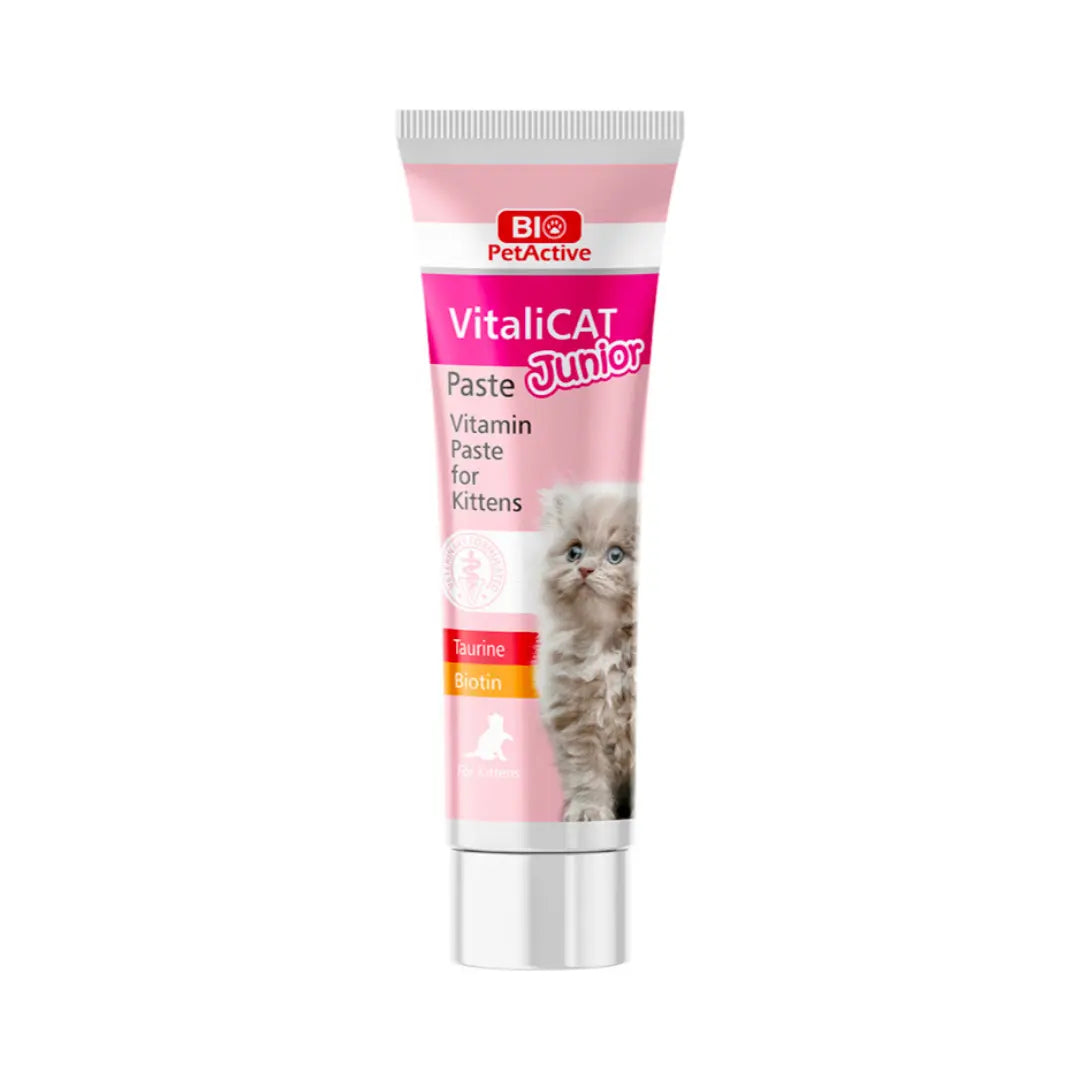 BIO PETACTIVE VITALICAT JUNIOR (MULTIVITAMIN PASTE FOR CATS) 100ML