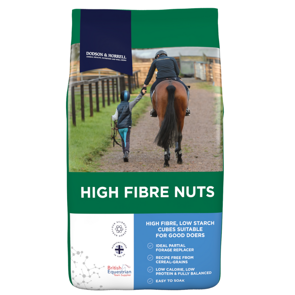 HIGH FIBRE NUTS-D&H UK | Low-Starch Horse Cubes | Al Zarrab