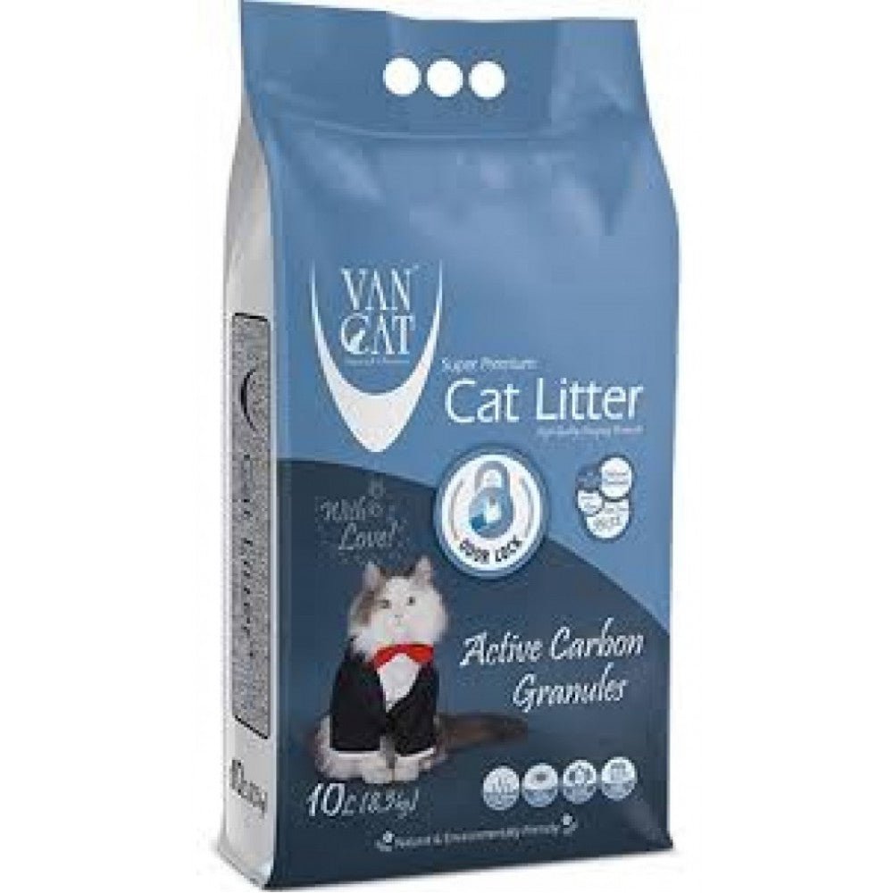 Van Cat White Bentonite Clumping Cat Litter -10Kg