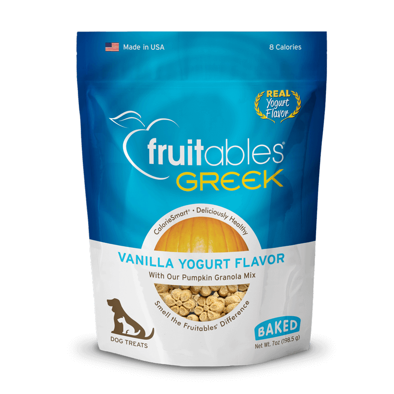 FRUITABLES Greek Vanilla Yogurt Dog Treats 198gr