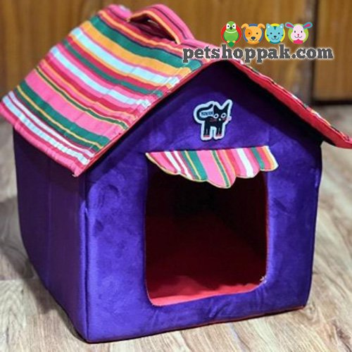 Cat Velvet Hut House