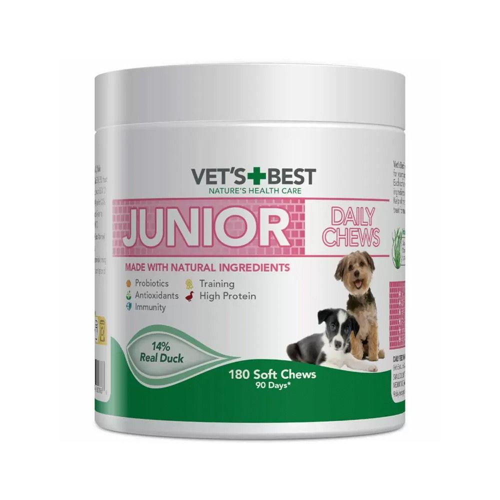Vet’s Best Junior Daily Chews - 180 Soft Chews