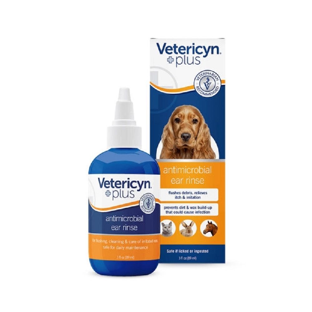 Vetericyn Plus Antimicrobial Ear Rinse - 3oz