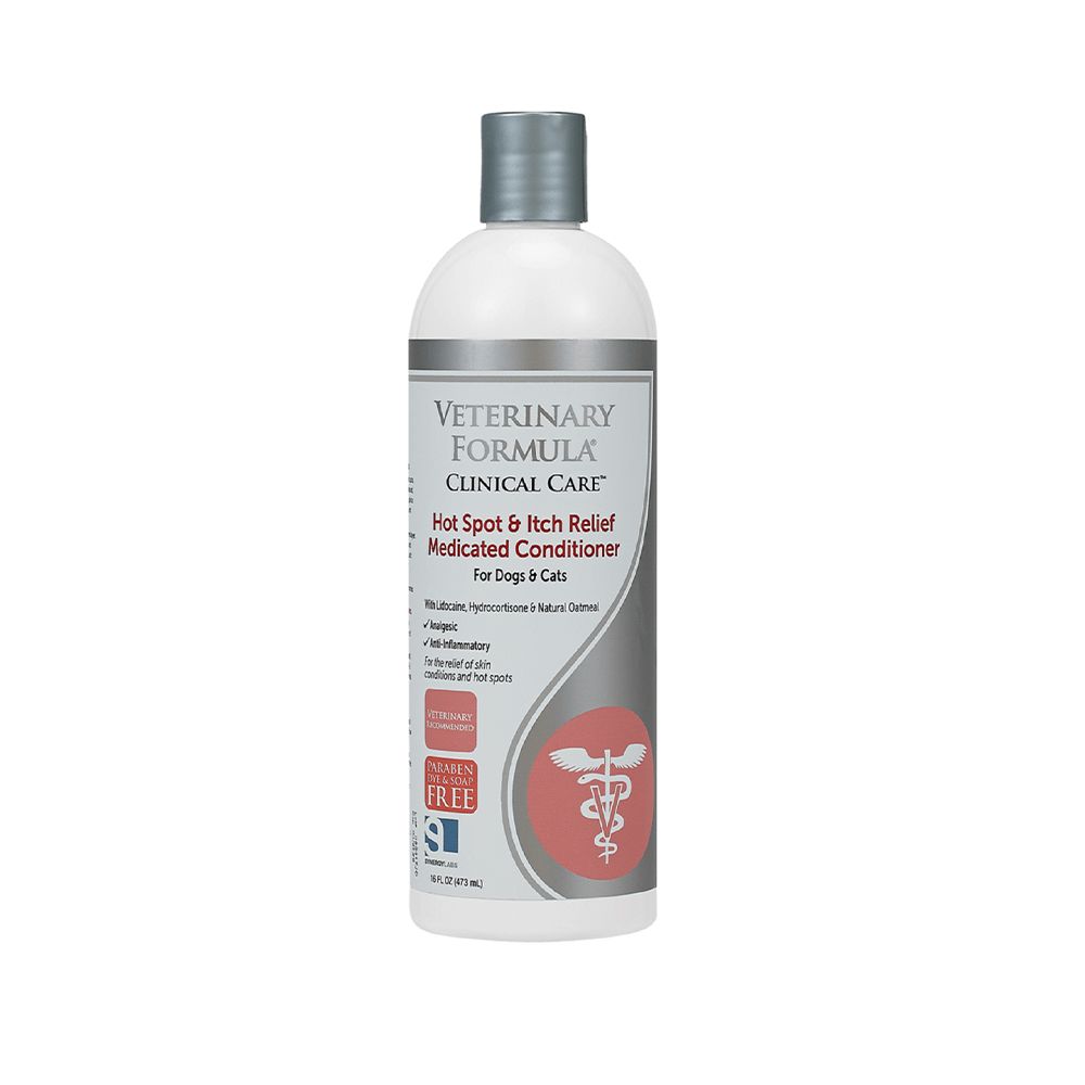 Veterinary Formula Clinical Care Hot Spot & Itch Relief Medicated Dog & Cat Conditioner, 16oz