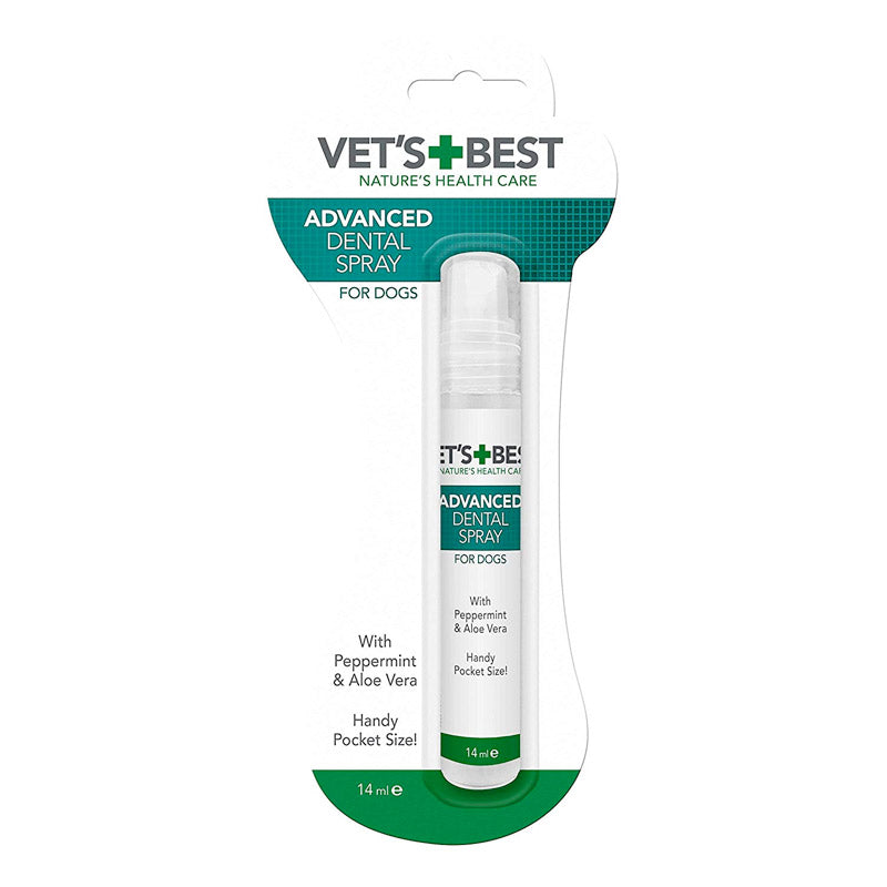 VET'S BEST Advanced Dental Spray with Peppermint and Aloe Vera 15ml