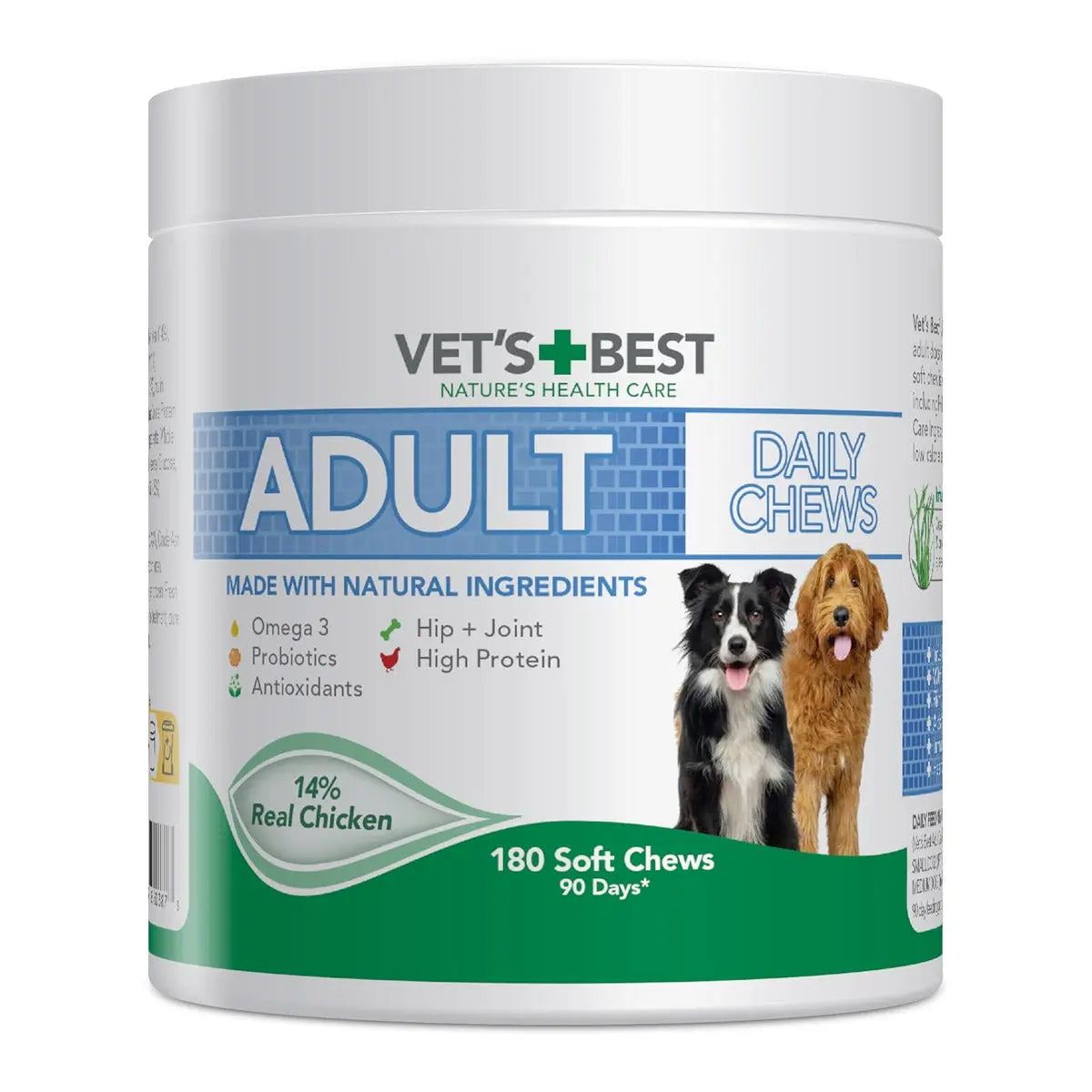Vet’s Best Daily Chews 180 Soft Chews Adult
