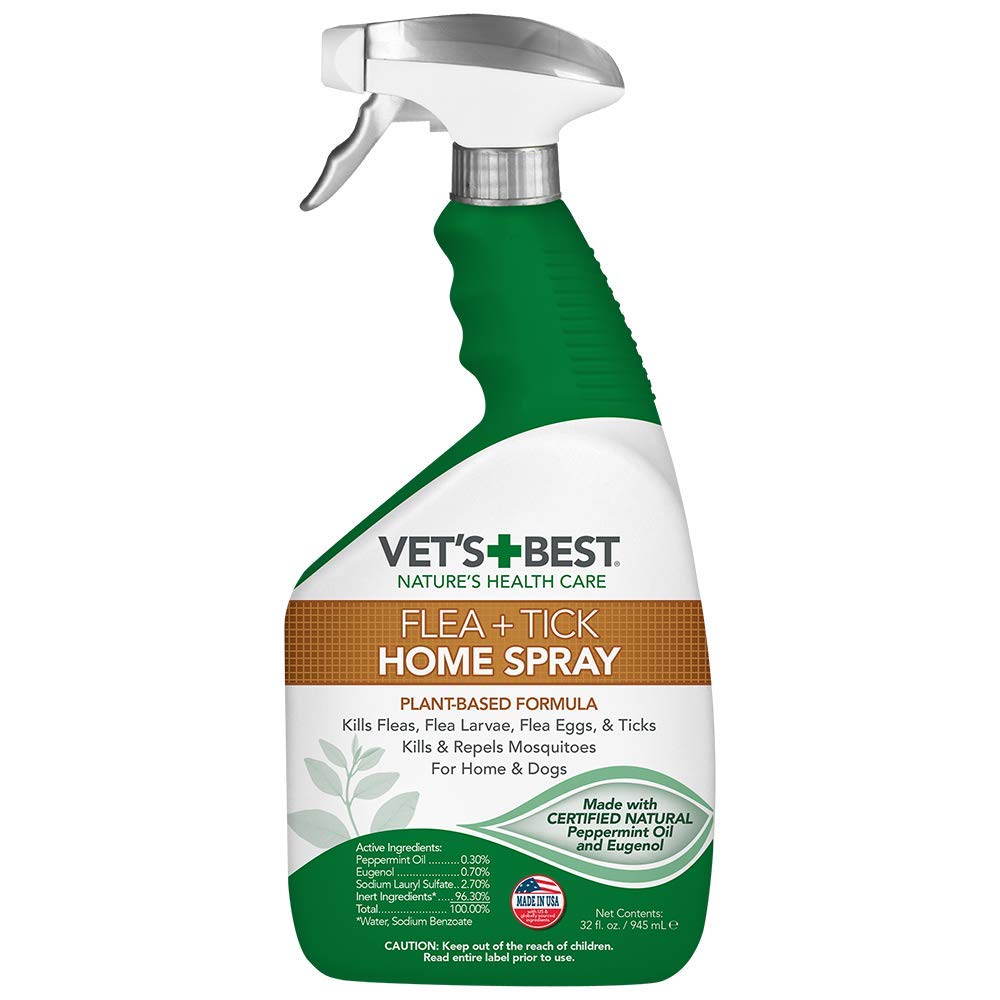 Vets Best - Flea And Tick Home Treatment Spray 32 Oz