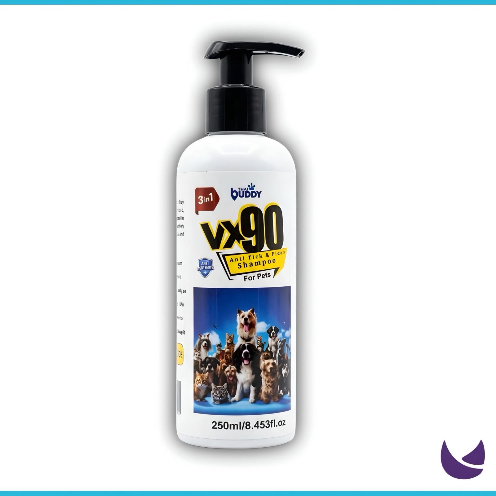 VX90 Anti Flea Shampoo for Cats & Dogs