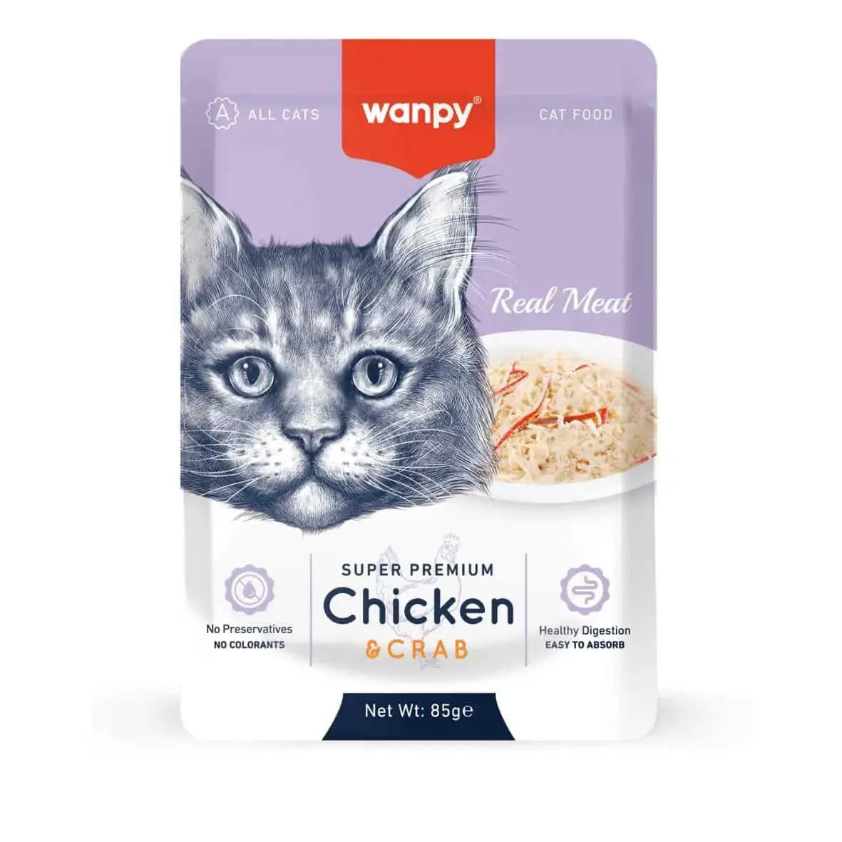 Wampy Chicken And Crab Jelly Food (85g)