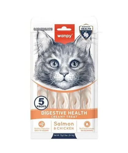 Wanpy Digestive Health Creamy Treat Salmon & Chicken