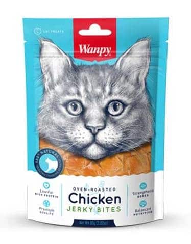 Wanpy Chicken Jerky Strips Cats