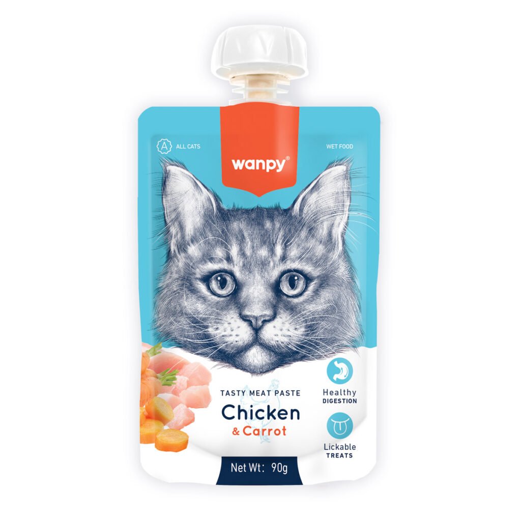 Wanpy Tasty Meat Paste-Chicken & Carrot (90g)