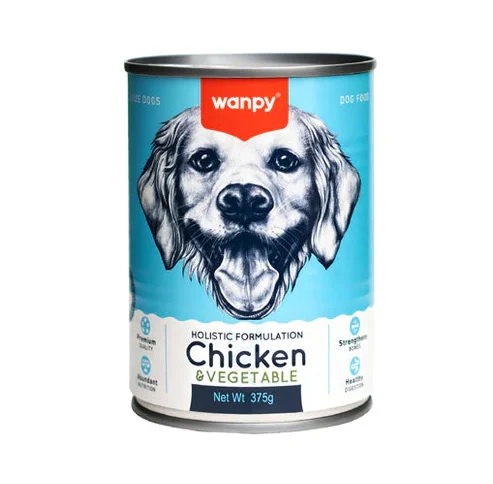 Wanpy Dog Can Food Chicken and Vegetables