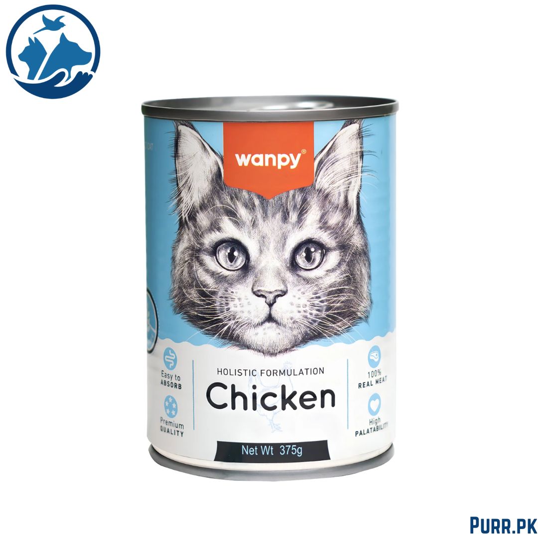 Wanpy Holistic Formulation Cat Can – Chicken (375g)